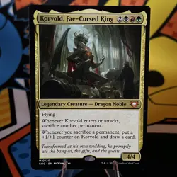 MTG Korvold, Fae-Cursed King #0120 Mythic Commander: Edge of Eternities (EOC) - Image 1