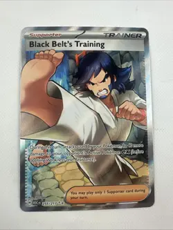 Pokemon Black Belt's Training ASCEN: Full Art Ultra Rare Holo 255/217 - Image 1