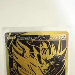 Zamazenta V SWSH077 Gold Holo Black Star Promo Card(Pokemon TCG Sword & Shield) - Image 4