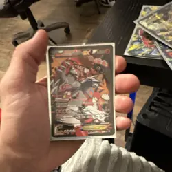 Team Magma's Groudon EX Ultra Rare Full Art Holo Pokemon TCG Double Crisis 15/34 - Image 1