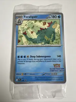 Feraligatr Toxtricity Pikachu SVP213 Illustration Promo Sealed Pokemon TCG - Image 1