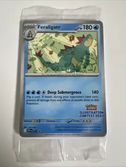 Feraligatr Toxtricity Pikachu SVP213 Illustration Promo Sealed Pokemon TCG - Image 2