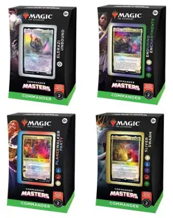 Commander Masters SET of ALL 4 DECKS MTG Eldrazi Unbound Sliver Swarm Sealed x1 - Image 1