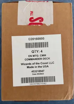 Commander Masters SET of ALL 4 DECKS MTG Eldrazi Unbound Sliver Swarm Sealed x1 - Image 3