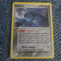 Pokemon Beldum Hidden Legends 29/101 Energy Holo NM - Image 1