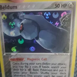 Pokemon Beldum Hidden Legends 29/101 Energy Holo NM - Image 3