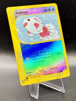 Goldeen 78/147 Reverse Holo Pokemon Aquapolis 2002 Wotc Vintage LP/NM - Image 1