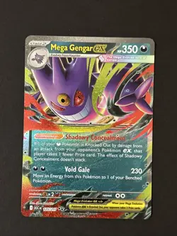 Mega Gengar ex 125/217 Ascended Heroes Double Rare NM Pokemon TCG - Image 1
