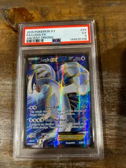 POKEMON 2015 Ancient Origins Full Art LUGIA EX #94 PSA 5 RARE - Image 1