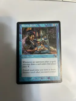 MTG Rhystic Study Prophecy Magic the Gathering NEVER PLAYED - Image 1