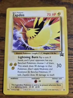 Pokemon Wotc Black Star Promos 3 LEGENDARY BIRDS **not played** - Image 4