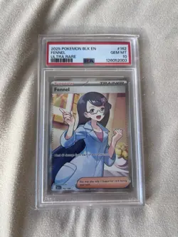Pokemon TCG Fennel Ultra Rare Holo Sv: Black Bolt 162/086 PSA 10 - Image 1