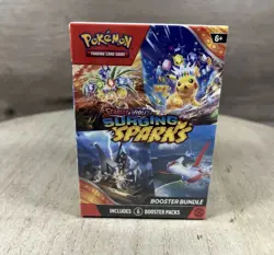 Pokemon TCG Scarlet & Violet: Surging Sparks Booster Bundle 6 Packs NEW SEALED - Image 1