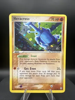 Heracross 43/109 Team Rocket Returns Stamped Holo Uncommon MP Vintage Pokemon - Image 1