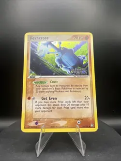 Heracross 43/109 Team Rocket Returns Stamped Holo Uncommon MP Vintage Pokemon - Image 2