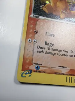 Charmander Holo Secret Rare 98/97 EX Dragon Pokemon English E-series NM - Image 2