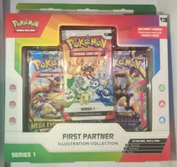 Pokemon TCG First Partner Illustration Collection Series 1 New Sealed - Image 1