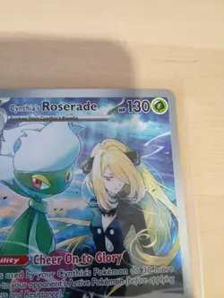 Pokemon TCG: Cynthia's Roserade 184/182 Sv10: Destined Rivals Illustration Rare - Image 3