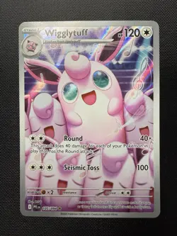 Pokemon Wigglytuff 105/094 Me02: Phantasmal Flames Illustration Rare Holo HP120 - Image 1
