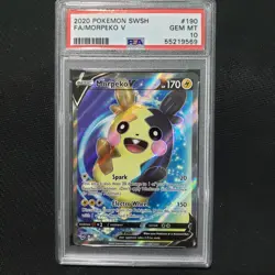 2020 Pokemon: MORPEKO V 190/202 - [Sword & Shield Base Set] Gem Mint - PSA 10 💎 - Image 1