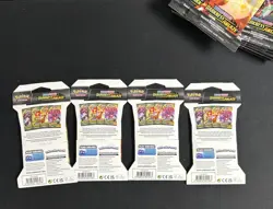 Pokemon: Darkness Ablaze - Sleeved Booster Packs Full Art Set of 4 - Sealed x4 - Image 4