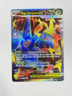 Pokemon Mega Heracross EX 108/094 Phantasmal Flames Ultra Rare Full Art Holo NM - Image 1