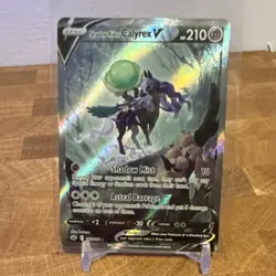 Pokemon TCG Shadow Rider Calyrex V Ultra Rare Full Art Holo 172/198 210 HP - Image 1