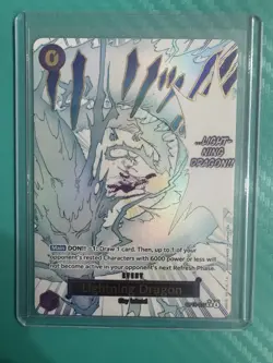 Lightning Dragon (Alt Art) Adventure on Kamis Island OP15-077 One piece English - Image 1