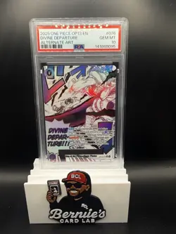 2025 One Piece Divine Departure Rare Alt Art #OP13-076 PSA 10 GEM MINT - Image 1