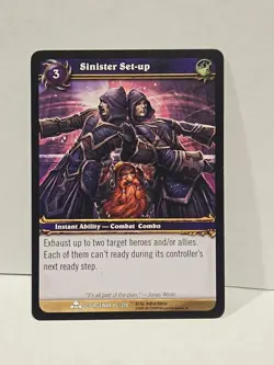 WoW TCG Sinister Set-up Scourgewar World of Warcraft - Image 1