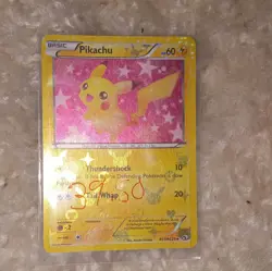 Pokemon Pikachu RC7/RC25 Holo Collectors Edition Legendary Treasures Card - Image 1