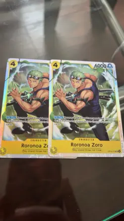 Op15-117 Roronoa Zoro 2X SR One Piece Card Game English TCG NM - Image 1