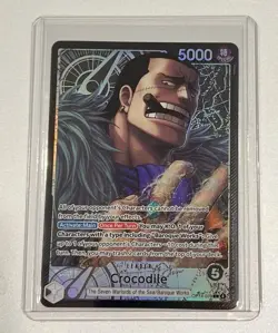 Bandai One Piece Card Game Crocodile Leader OP14-079 Holo 4 Card Lot - Image 1