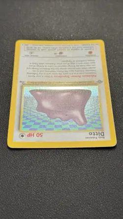 1999 Pokemon TCG Fossil Ditto 1st Edition Holo Rare Card 3/62 - Image 4