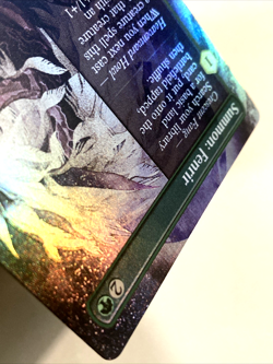MTG Summon: Fenrir (Borderless Foil) Final Fantasy 372 NM - Image 3