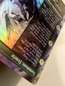 MTG Summon: Fenrir (Borderless Foil) Final Fantasy 372 NM - Image 4