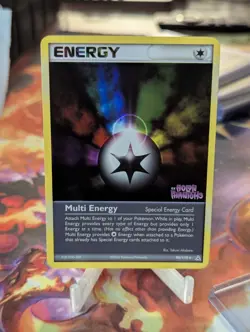 Pokemon TCG Multi Energy 96/110 Holon Phantoms Stamped Reverse Card - Image 1