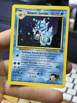 #4 Giovanni's Gyarados 5/132 Gym Challenge 2000 Holo Rare WOTC Pokemon Card TCG - Image 3