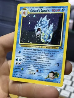 #4 Giovanni's Gyarados 5/132 Gym Challenge 2000 Holo Rare WOTC Pokemon Card TCG - Image 4