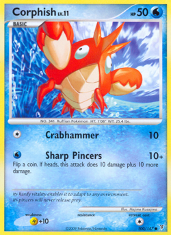 Corphish 100/147 Common Supreme Victors Pokemon Card NM - Image 1