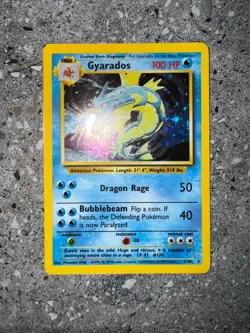 Pokemon TCG Cards Gyarados 6/102 Base Set Holo Rare EXC - Image 3