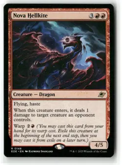 Nova Hellkite Edge of Eternities Regular MTG Magic NM - Image 1
