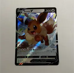 Pokemon Eevee V 108/159 Crown Zenith Ultra Rare Full Art Holo English Card - Image 1