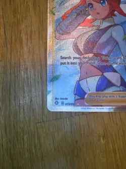 Pokemon TCG Skyla Holo Ultra Rare Full Art Card Shining Fates 072/072 - Image 2