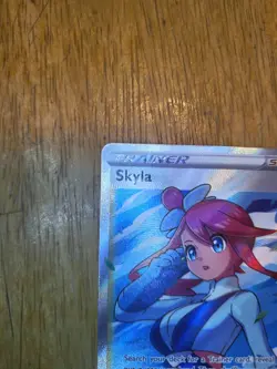 Pokemon TCG Skyla Holo Ultra Rare Full Art Card Shining Fates 072/072 - Image 3