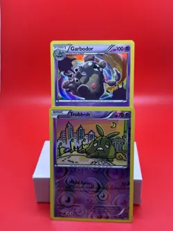 Pokemon TCG XY Trubbish & Garbodor Holo Card Lot Basic Stage 1 English - 2 Cards - Image 3