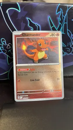 Pokemon TCG Charmander Reverse Holo Card - Phantasmal Flames 011/094 NM - Image 1