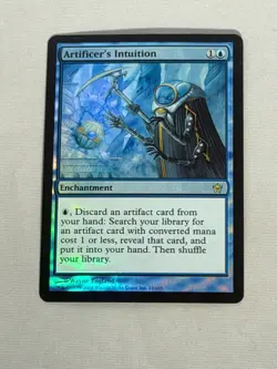 MTG FOIL Artificer's Intuition Fifth Dawn Magic the Gathering - Image 1