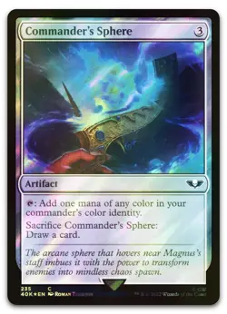 Commander's Sphere (235) (Surge Foil) #235 (NM) Warhammer 40,000 40K Magic MTG - Image 1
