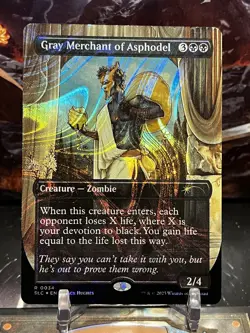 MTG | Gray Merchant of Asphodel (✨Halo Foil✨) [Secret Lair Encyclopedia] - Image 1